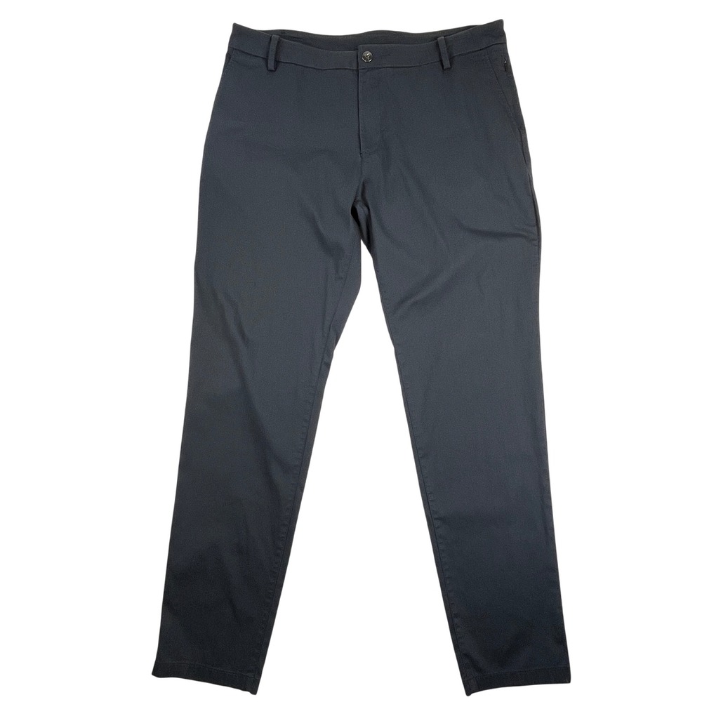 Birddogs Cotton Blend Stretch Pants Mens 36x32 Charcoal Grey Performance Chino